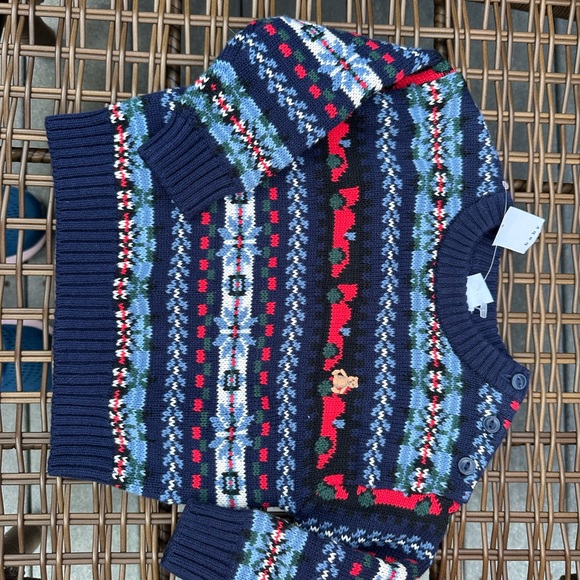 baby gap Other - NWT Baby Gap Boys 6-12 Months fair isle graphic Soft Winter Sweater